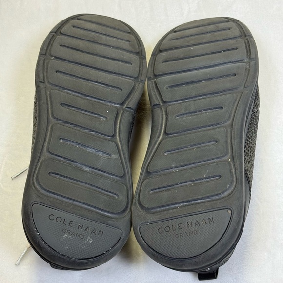 Cole Haan Grand Sport Journey Knit Sneakers Men’s Sz 10 Charcoal Black Lace Up - Picture 8 of 9